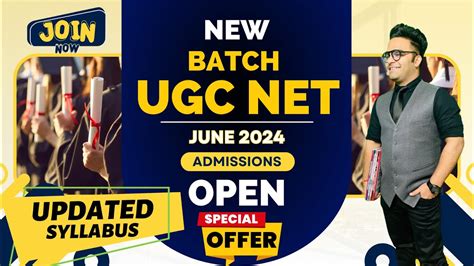 Ugc Net June 2024 New Batch With Updated Syllabus Mohit Sharma