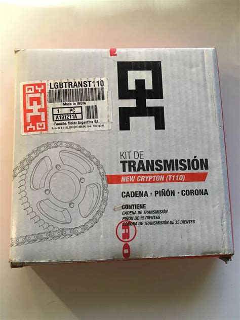 Kit Transmision Yamaha New Crypton Original 35 15 Mg Bikes