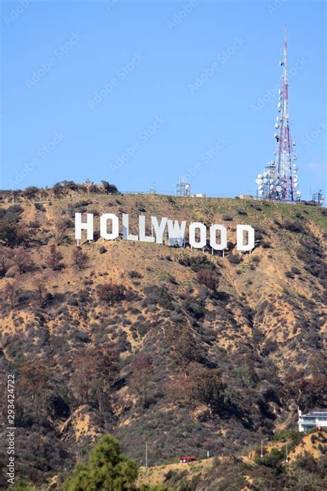 LOS ANGELES, USA - APRIL 5, 2014: Hollywood Sign in Los Angeles. The ...