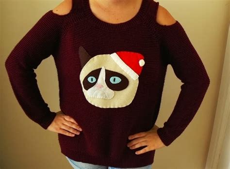 LDP: DIY: Grumpy Cat Christmas Sweater