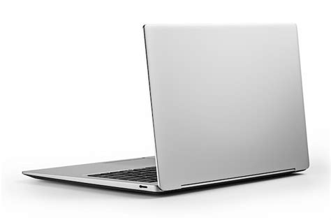 Back view of modern slim design laptop | Premium AI-generated image