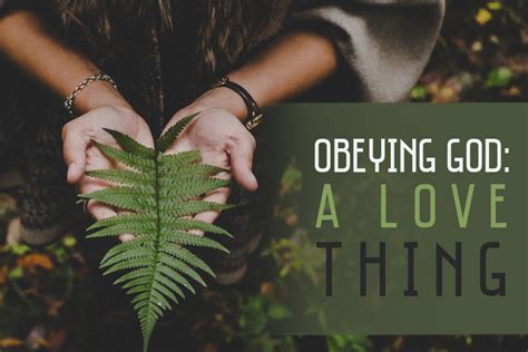 Obeying God: A Love Thing - Read John Pace