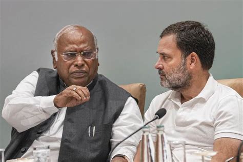 Mallikarjun Kharge Mallikarjun Kharge At Cwc Meet Congress Has To