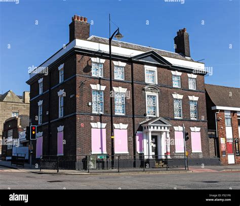 The Wedgwood Big House former home of potter Josiah Wedgwood at Burslem ...