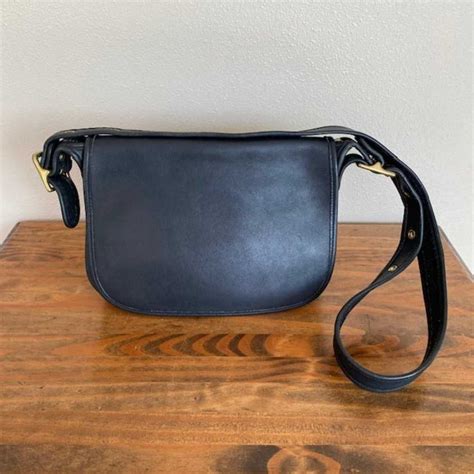 Coach Vintage Patricia S Legacy Crossbody Black Leath Gem