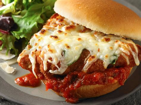 Chicken Parmesan Sandwiches — Wonder bread