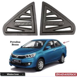 Cover Tingkap Belakang Kereta CARBON WINDOW COVER Axia Viva Wira