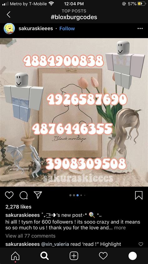 Bloxburg Id Codes For Pictures Aesthetic Roblox Bloxburg My XXX Hot Girl