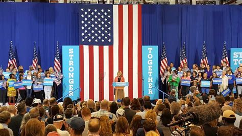 Photos Crowds Gather For Sanders Clinton Unity Rally