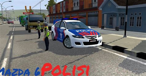 Mazda 6 Polisi Car Mod For Bus Simulator Indonesia Free Download Now