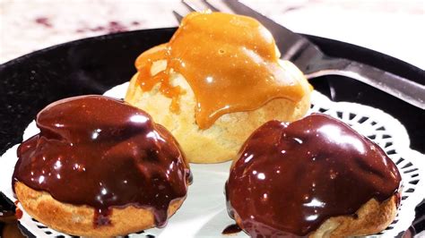 Receta De Profiteroles Rellenos Con Crema De Caf Con Whisky Paso A