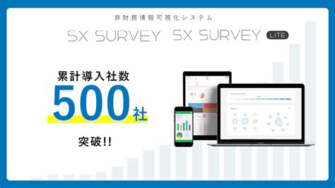 未上場企業向け非財務情報可視化システム「sxサーベイ」利用社数500社を突破 ｜株式会社グローバルキャストのプレスリリース