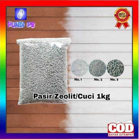 Jual Pasir Zeolit Pasir Cuci Halus Kasar Granul 1kg Pasir Kucing No1