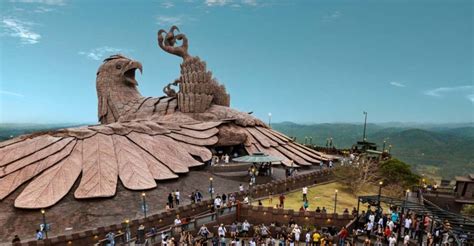 Jatayu Sculpture A Perfect Blend Of Myth Mans Ingenuity And Nature