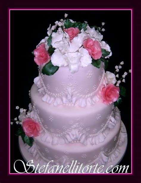 Wedding Cake Decorated Cake By Stefanelli Torte Cakesdecor