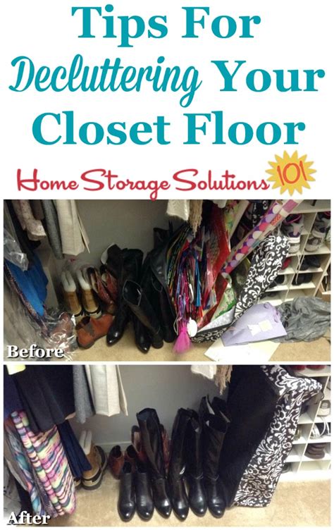 Tips For Decluttering Your Closet Floor