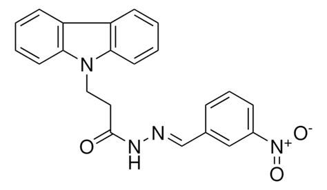 Carbazol Yl Propionic Acid Nitro Benzylidene Hydrazide