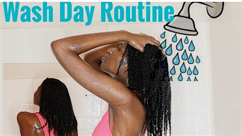 Wash Day Routine From Start To Finish For Kinky And Dry Hair 4a 4b 4c