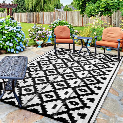 Loninak Outdoor Rug Carpet Plastic Straw Rug Waterproof Outdoor Rugs