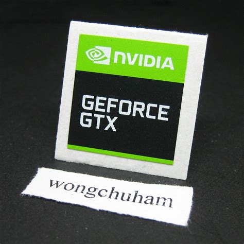 Pc Notebook Sticker Nvidia Geforce Gtx Sticker 17mm X 18mm 202211221029 Ebay