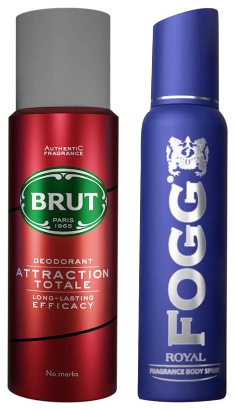 Buy Brut Deodorant Attraction Totale 200ml And Fogg Royal Body Spray