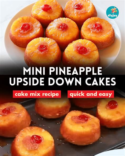 Mini Pineapple Upside Down Cake