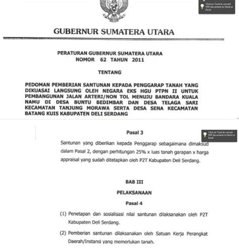 Harusnya Tanah Garapan Sena Dapat Ganti Rugi Waspada