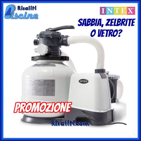 Filtro Sabbia 10 5 Mc Piscina Fuoriterra 26648 Intex INTEX Risaliti