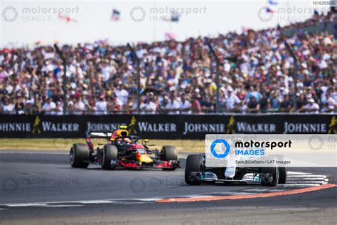 Lewis Hamilton Mercedes Amg F1 W09 Leads Max Verstappen Red Bull Racing Rb14 Tag Heuer