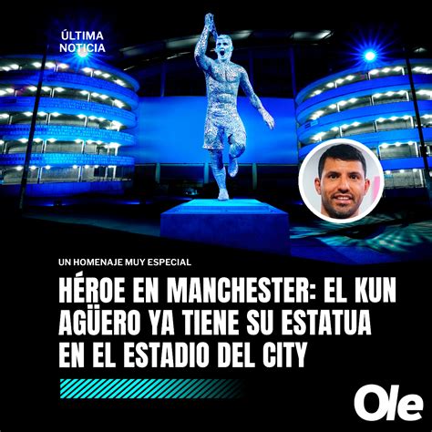 Diario Olé on Twitter EL KUN AGÜERO YA TIENE SU ESTATUA EN