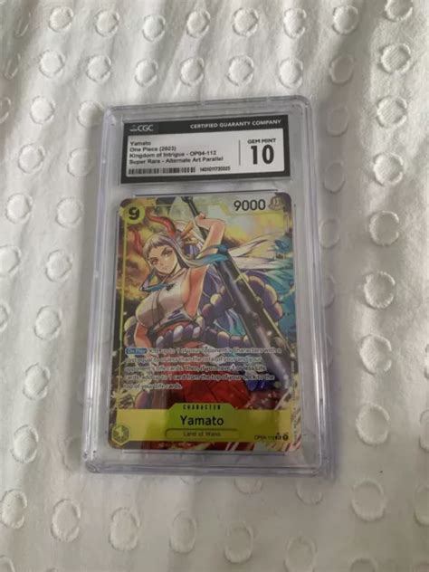 YAMATO OP04 112 SR Alt Art Parrallel One Piece Card Game TCG NM CGC