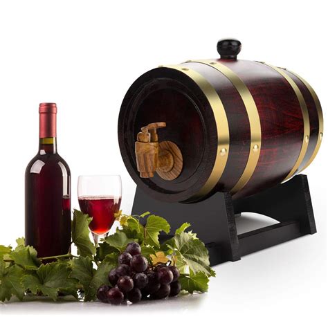 Buy Gototop Oak Barrel L Vintage Wood Barrel Oak Timber Wine Barrel