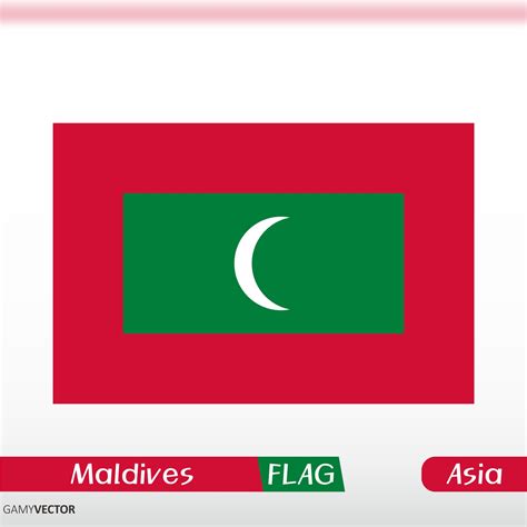 Maldives Flag Vector | GamyVector