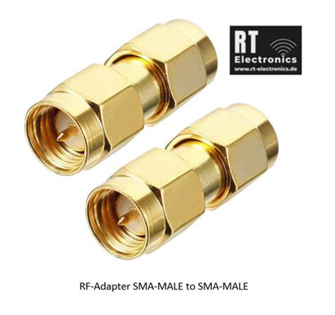 SMA Male auf SMA Male Adapter Koaxial Adapter für RF Kabel SMA RT