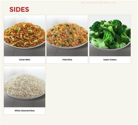 Online Menu Of Panda Express Restaurant Canoga Park California 91303