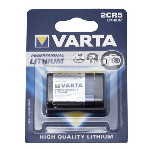 VARTA 2CR5 / 2CR5 (6V) Batterie - fotoimpex.de Analoge Fotografie