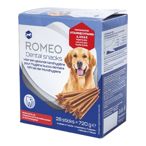 Romeo Sticks Dentaires Pour Chiens Pcs Bon March Chez Aldi