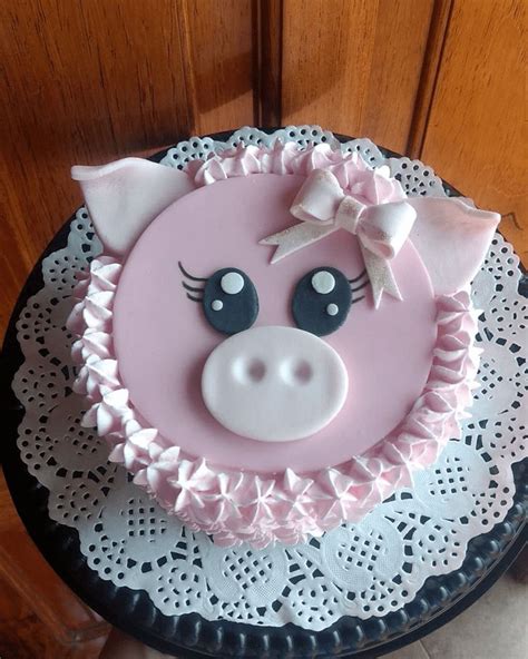 Pig Cake Design Images (Pig Birthday Cake Ideas) | Pig birthday cakes ...