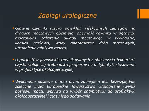 PPT Profilaktyka zakażeń bakteryjnych PowerPoint Presentation free