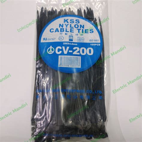 Jual Kabel Ties Kss Nylon Mm X Mm Pcs Hitam Jakarta Pusat