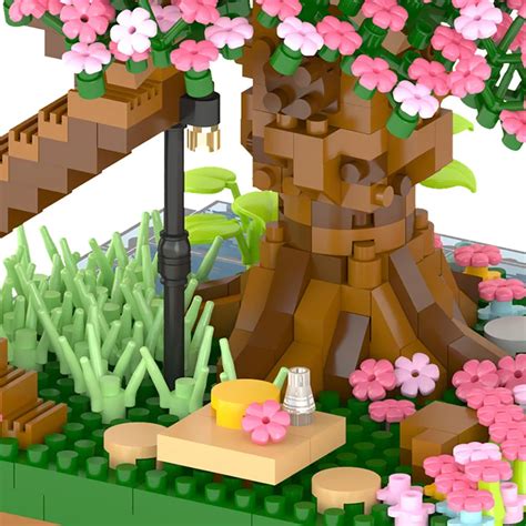 Likaka Mainan Balok Susun Rumah Pohon Bunga Sakura Lego 2008 Bricks