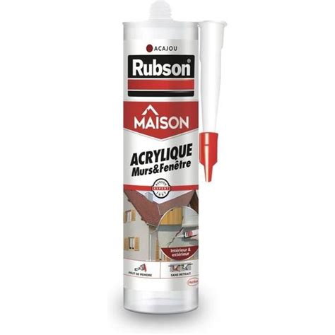 Rubson Mastic Maison Acrylique Murs Fenêtres mastic acrylique