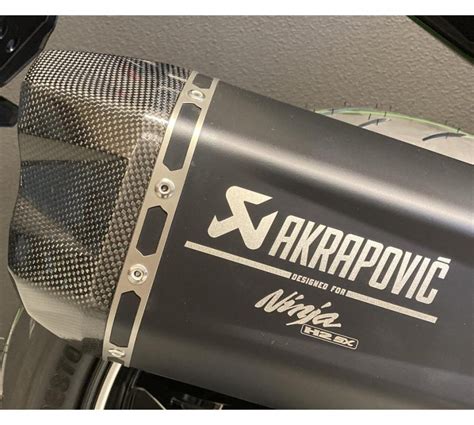 Échappement Akrapovic Titane Noir Ninja H2 Sx