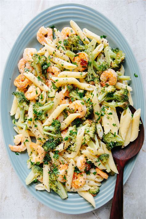 Creamy Penne With Shrimp And Broccoli Shrimp Recipes Pasta Recipes