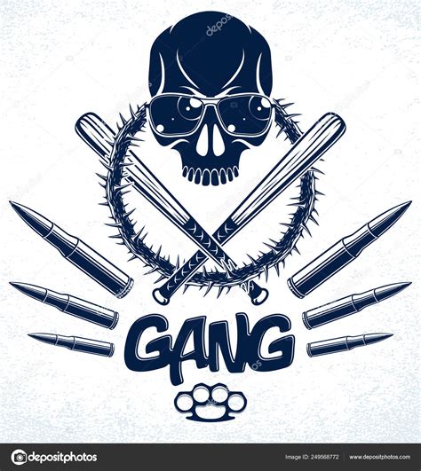 Gangster Skull Logos