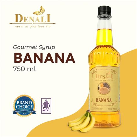 Jual Denali Banana Syrup Ml Denali Sirup Pisang Shopee Indonesia