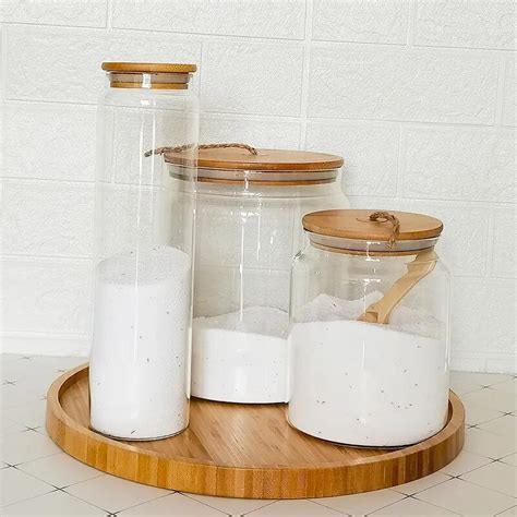 Clear Spice Jars High Borosilicate Glass Container