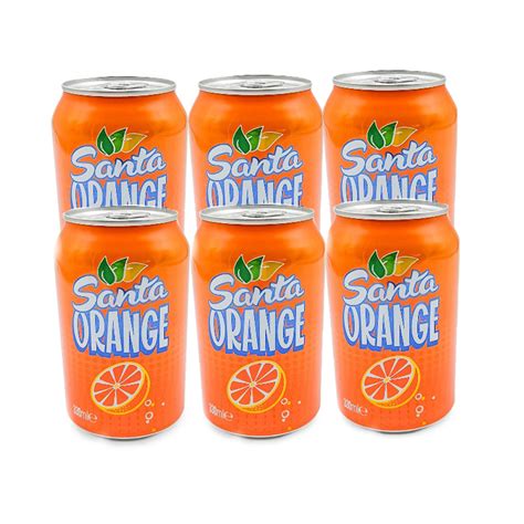 Refresco Gaseado De Naranja Santa 6 X 330 Ml Supermarket 23 Es Una