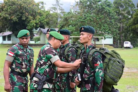 Kasrem Pwy Pimpin Upacara Pelepasan Satgas Pamtas Kewilayahan Yonif