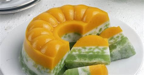 Resep Puding Tiga Lapis Sawi Labu Cendol Oleh Rini Marcello Cookpad